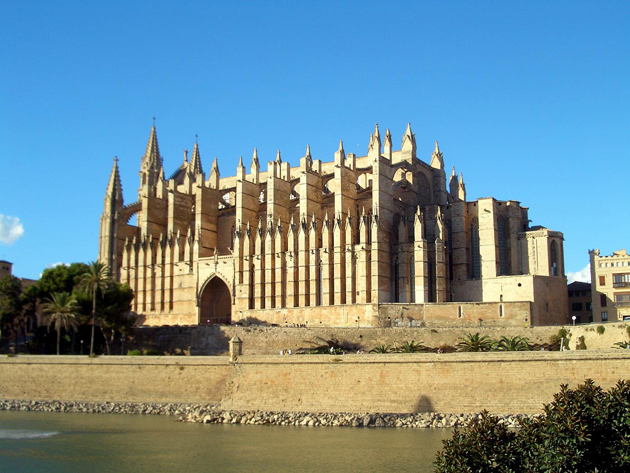 header image for The Gothic Cathedral and Warm Sandy Beach on Spain’s Island of Mallorca