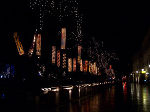 More Christmas lights in Ljubljana