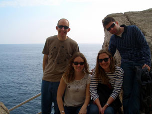 Us with Mario and Milda, in Dubrovnik