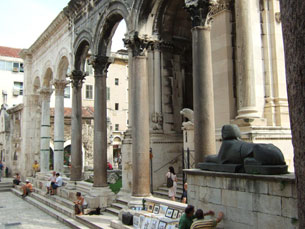 The Peristyle in Diocletian's Palace
